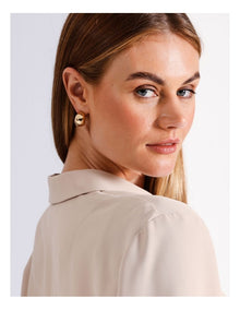 Mini Teardrop Earring in Gold