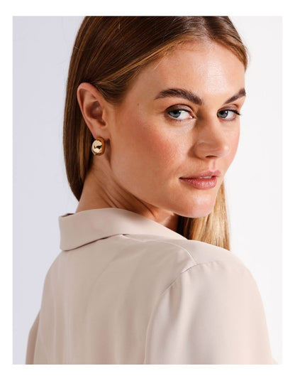 Mini Teardrop Earring in Gold