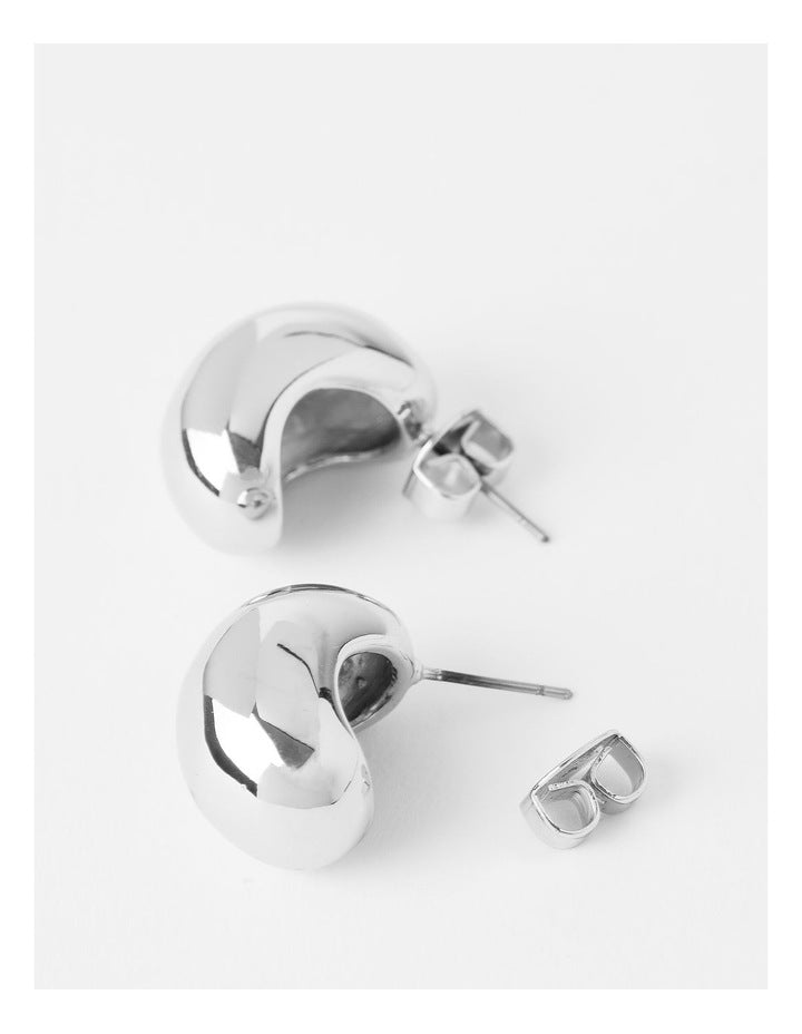 Mini Teardrop Earring in Silver