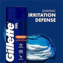 Gillette Protect Shaving Gel With A Touch Of Cocoa Butter 195g
