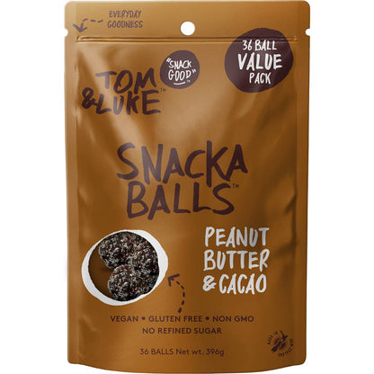 Tom & Luke Tom & Luke Snacka Balls Peanut Butter And Cacao 396g