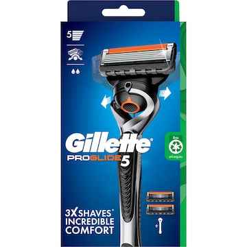 Gillette Proglide Mens Razor Handle With 2 Blade Cartridges each