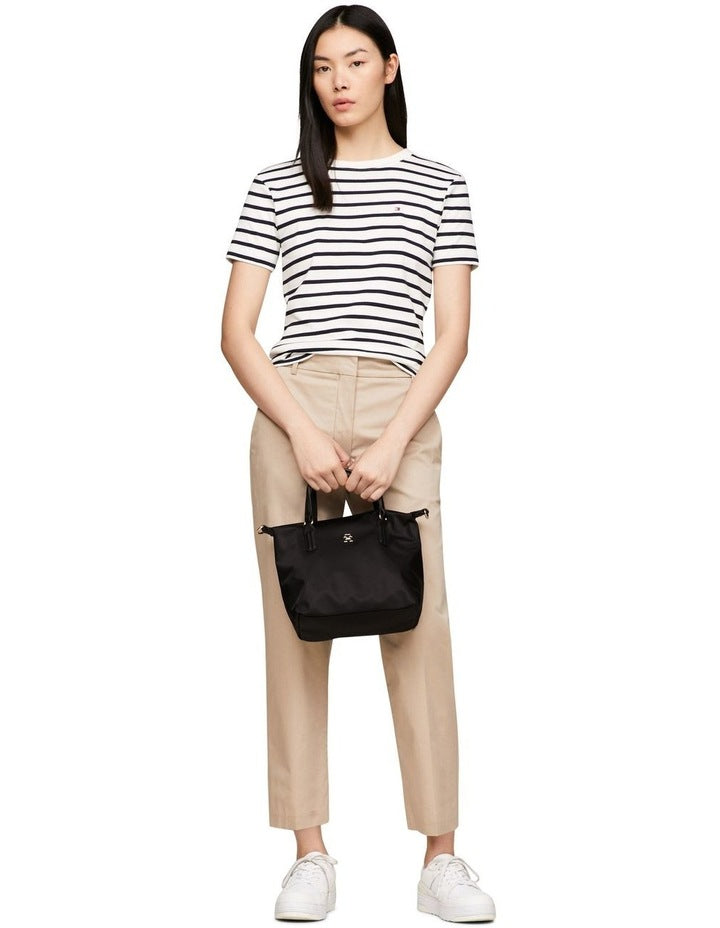 Poppy Mini Tote Bag in Black