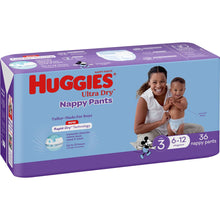 Huggies Ultra Dry Nappy Pants Boys Size 3 (6-12kg) 36 Pack