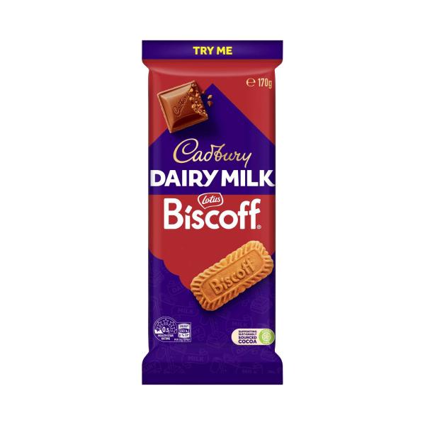 CADBURY DAIRY MILK BISCOFF CHOCOLATE BLOCK