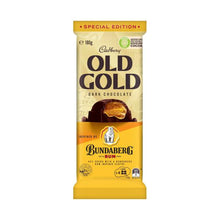 CADBURY OLD GOLD BUNDABERG RUM CHOCOLATE BLOCK 180G