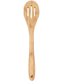 Evergreen Bamboo Slotted Spoon 33cm in Natural