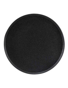Caviar High Rim Plate 28cm in Black
