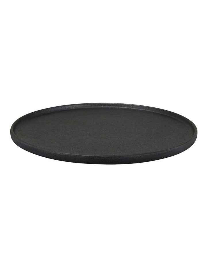 Caviar High Rim Plate 28cm in Black