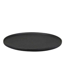 Caviar High Rim Plate 28cm in Black