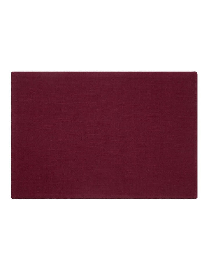 Classics Cotton Placemat 45x30cm in Aubergine