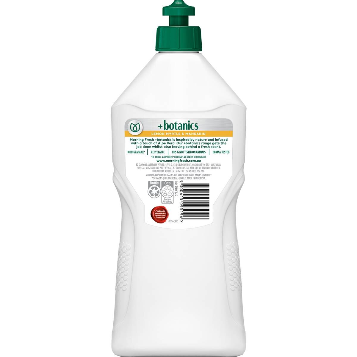Morning Fresh Botanicals Dishwashing Liquid Lemon Myrtle & Mandarin 680ml
