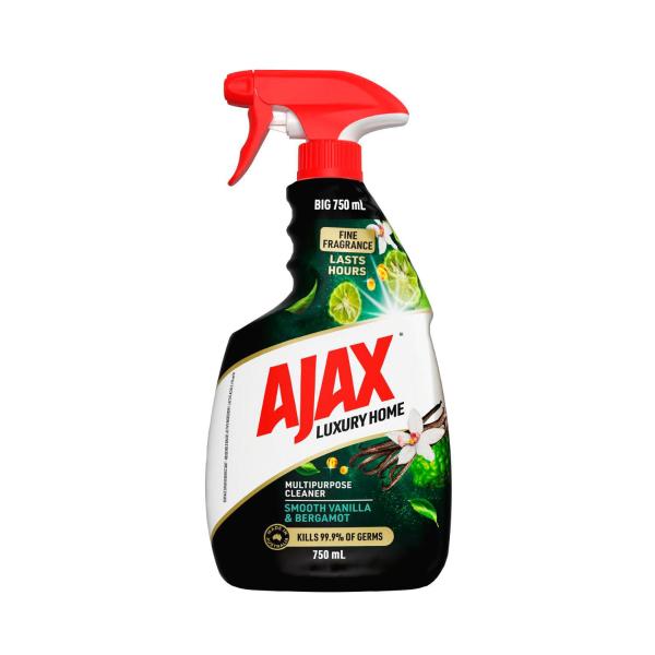 AJAX LUXURY HOME SMOOTH VANILLA & BERGAMOT MULTIPURPOSE TRIGGER 750ML
