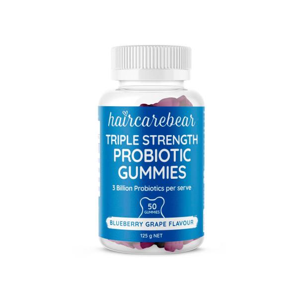 HAIRCAREBEAR TRIPLE STRENGTH PROBIOTIC GUMMIES 50PK