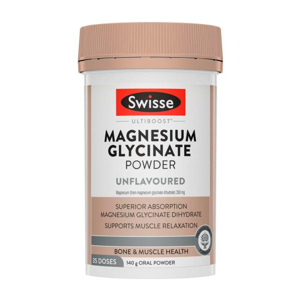 SWISSE ULTIBOOST MAGNESIUM GLYCINATE POWDER 140G