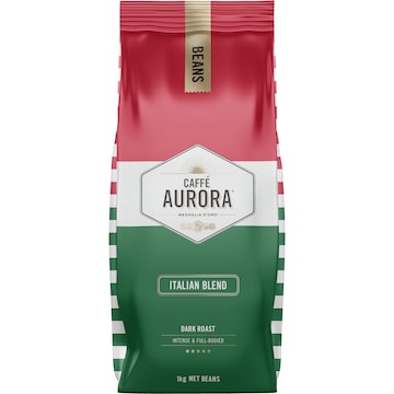 Caffe Aurora Italian Blend Coffee Beans 1kg