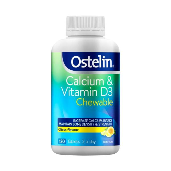 OSTELIN VITAMIN D & CALCIUM CHEWABLE 120PK