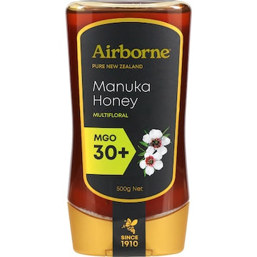 Airborne Manuka Honey Upside Down MGO 30+ 500g