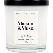 Maison & Muse Natural Soy Blend Candle Whitney Guava & Elderflower 350g