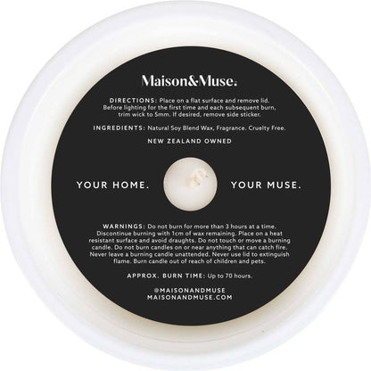 Maison & Muse Natural Soy Blend Candle Whitney Guava & Elderflower 350g