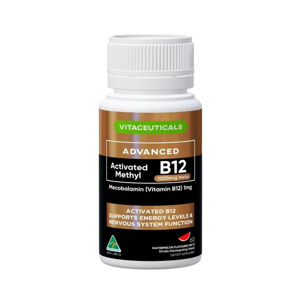 VITACEUTICALS ACTIVATED METHYL B12 60 MELTS