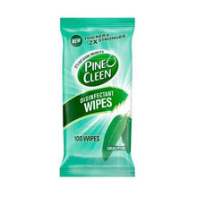 PINE O CLEEN DISINFECTANT CLEANING WIPES EUCALYPTUS 100 PACK