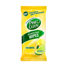 PINE O CLEEN DISINFECTANT CLEANING WIPES LEMON 100 PACK