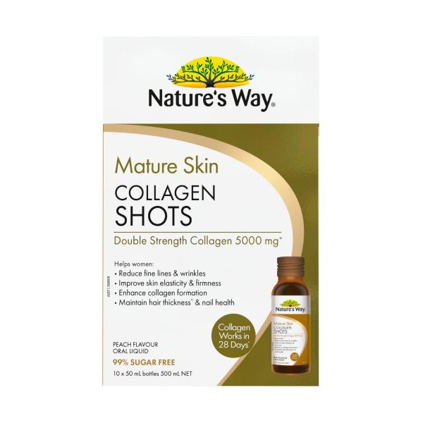 NATURE'S WAY COLLAGEN MATURE SKIN SHOT 50ML 10PK