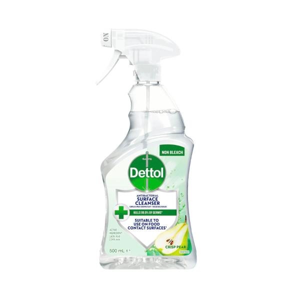 DETTOL MULTIPURPOSE DISINFECTANT CLEANING SPRAY PEAR 500ML