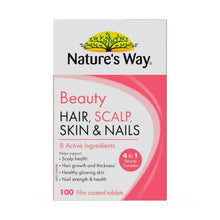 NATURE'S WAY BEAUTY HAIR- SCALP- SKIN & NAILS 100PK