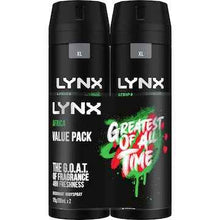 Lynx Deodorant Body Spray Africa 200mL x 2 pack