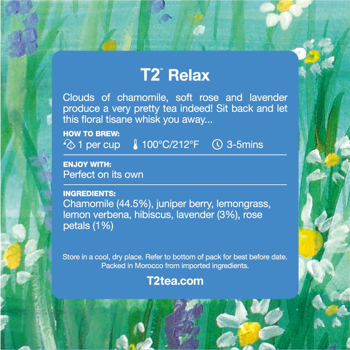 T2 Tea Relax Tea Bags 10 Pack