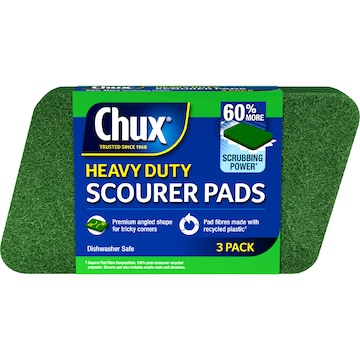 Chux Heavy Duty Scourer Pads 3 pack