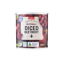 COLES DICED BEETROOT 425G