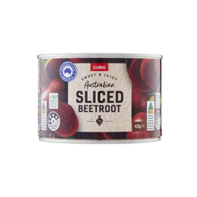 COLES SLICED BEETROOT 425G