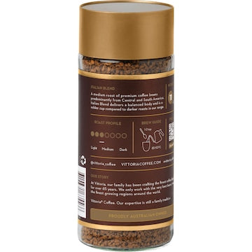 Vittoria Freeze Dried Instant Coffee Italian 100g