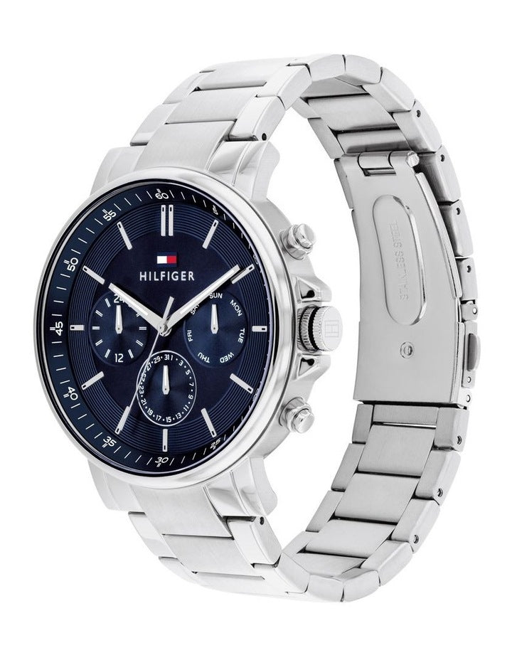 Tyson Stainless Steel Watch in Navy