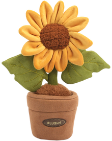 Plushwoods Sunflower Plant Plush with pot 25cm