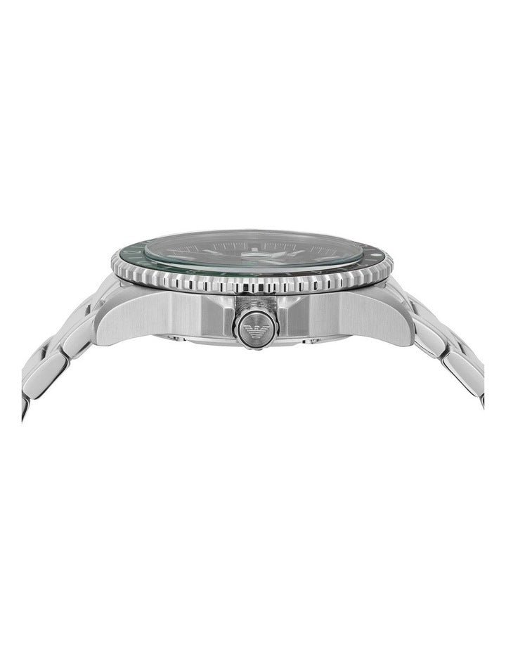 Tone Analogue Watch in Silver