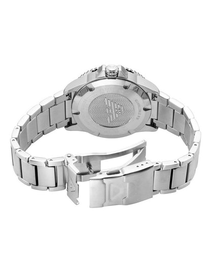 Tone Analogue Watch in Silver