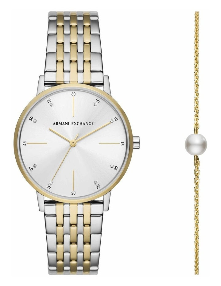 Analogue Watch in Two Tone