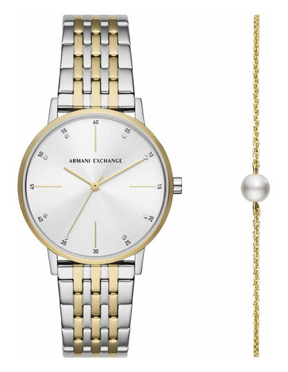 Analogue Watch in Two Tone