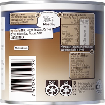 Nestle Coffee & Milk Tin 395g