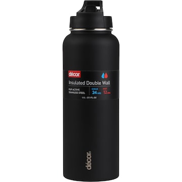 Decor Flip Active Double Wall Bottle Assorted 1.1L each