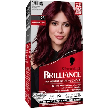 Schwarzkopf Brilliance 23 Burgundy Chic Permanent Hair Dye each
