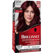 Schwarzkopf Brilliance 23 Burgundy Chic Permanent Hair Dye each