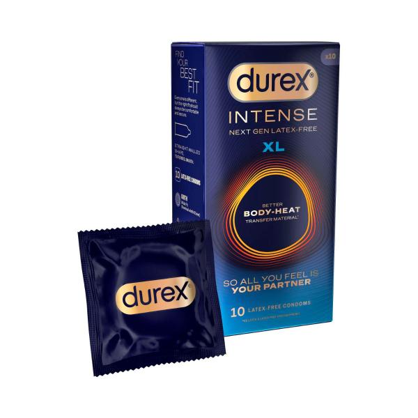 DUREX INTENSE EXTRA LARGE CONDOMS 10PACK