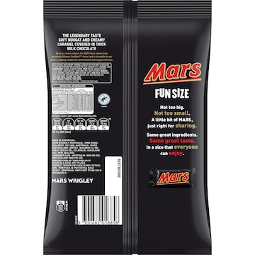 Mars Milk Chocolate Bar Party Share Bag 20 Pieces 320g