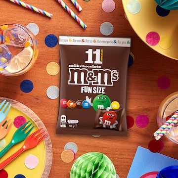 M&M's Milk Chocolate Party Share Bag 11 Pieces 148g