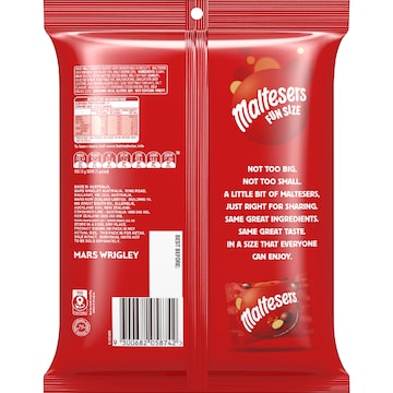 Maltesers Milk Chocolate Party Share Bag 11 Pieces 132g